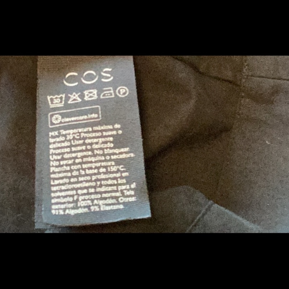COS Black Dress L NWOT - Picture 8 of 10